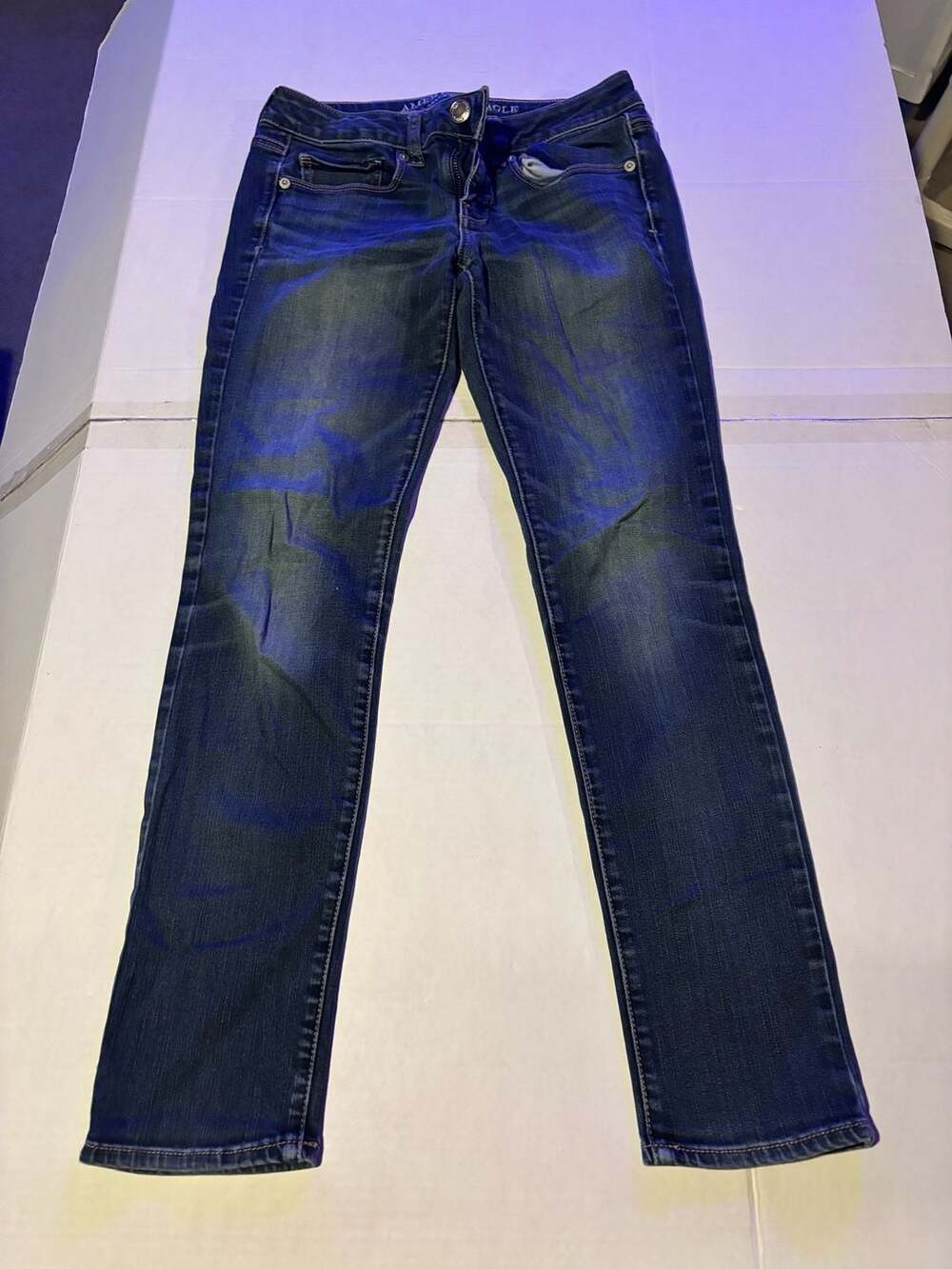 American Eagle Jeans Size 4 Short Dark Wash Denim
